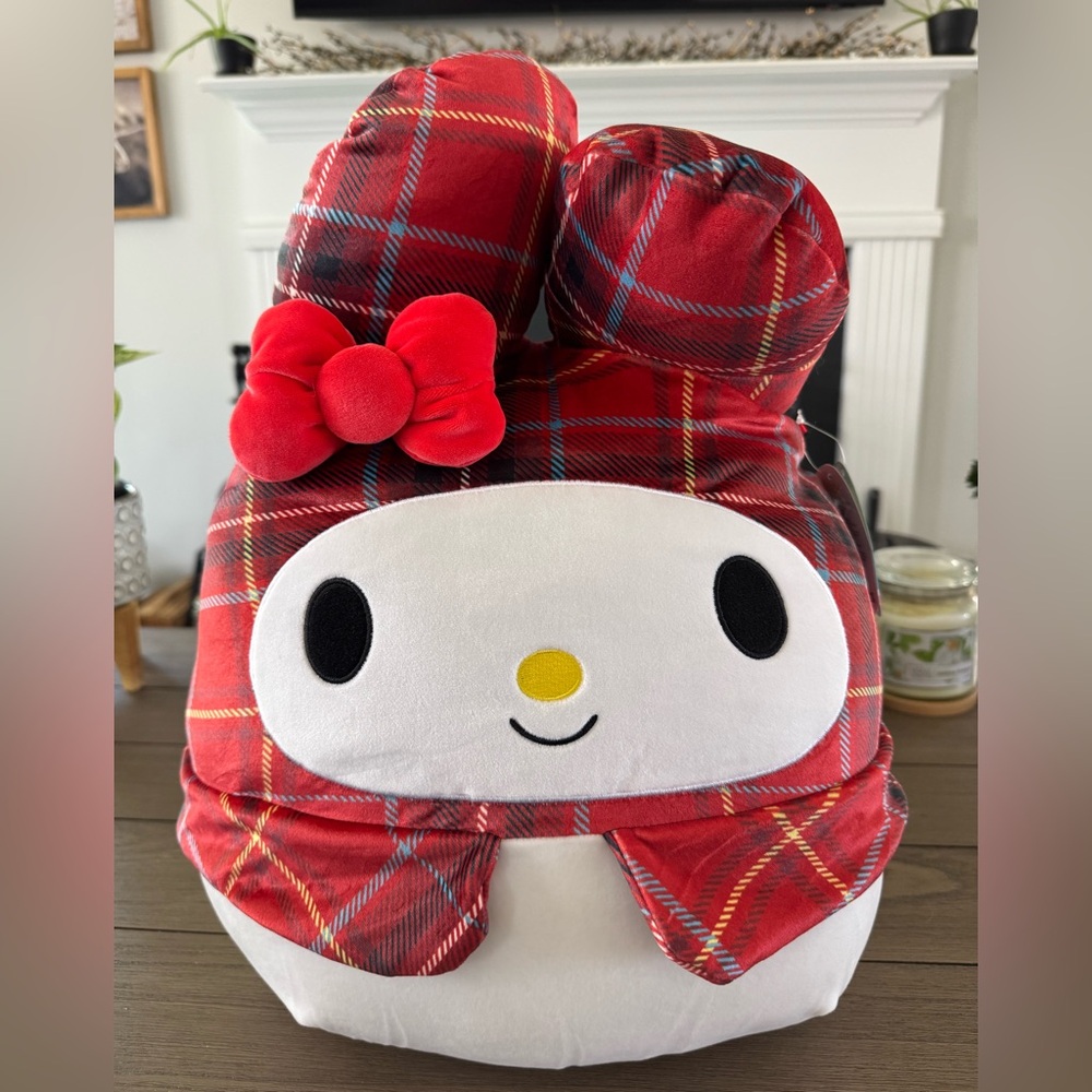 ☄️Flash Sale☄️ Squishmallows 14 inch Red Plaid Melody Plush
